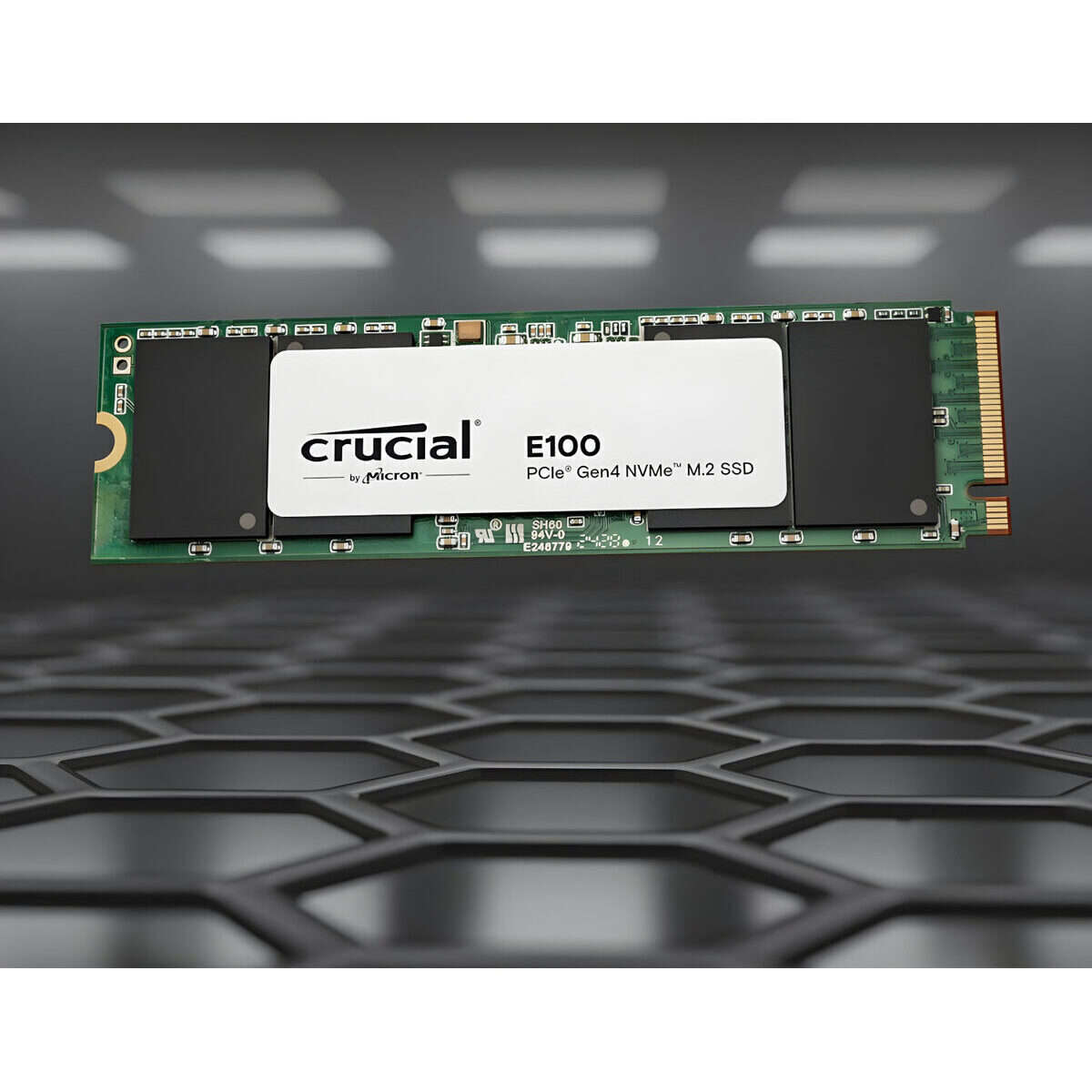 Crucial E100 480GB PCIe Gen4 2280 NVMe M.2 SSD