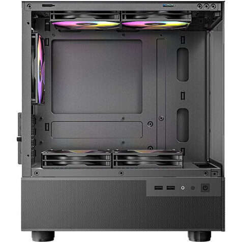 Antec CX200M Elite Micro-ATX | ITX RGB Mini-Tower Gaming Chassis - Black