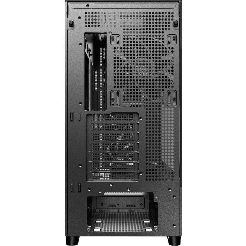 Antec FLUX ATX WOOD Mid Tower Gaming Chassis  Black