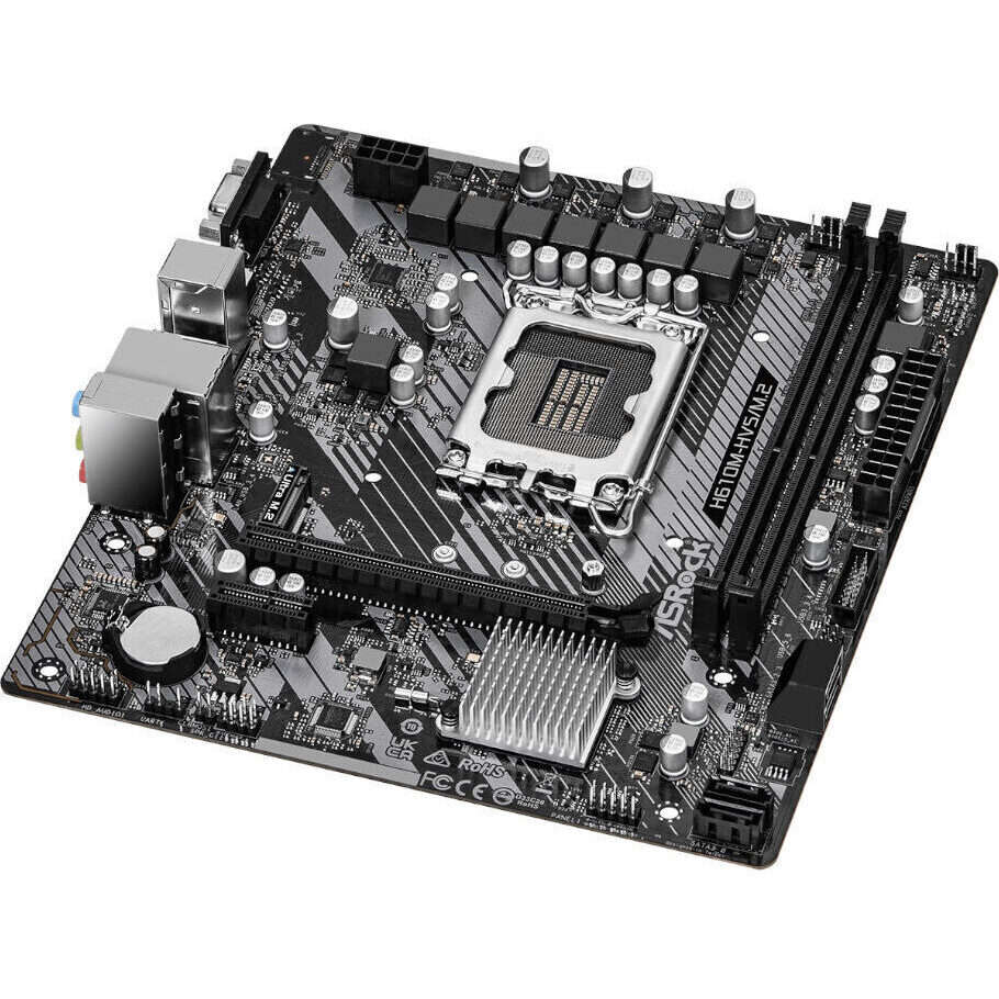 ASRock H610M-HVS/M.2 R2.0 Intel LGA 1700 m-ATX Motherboard