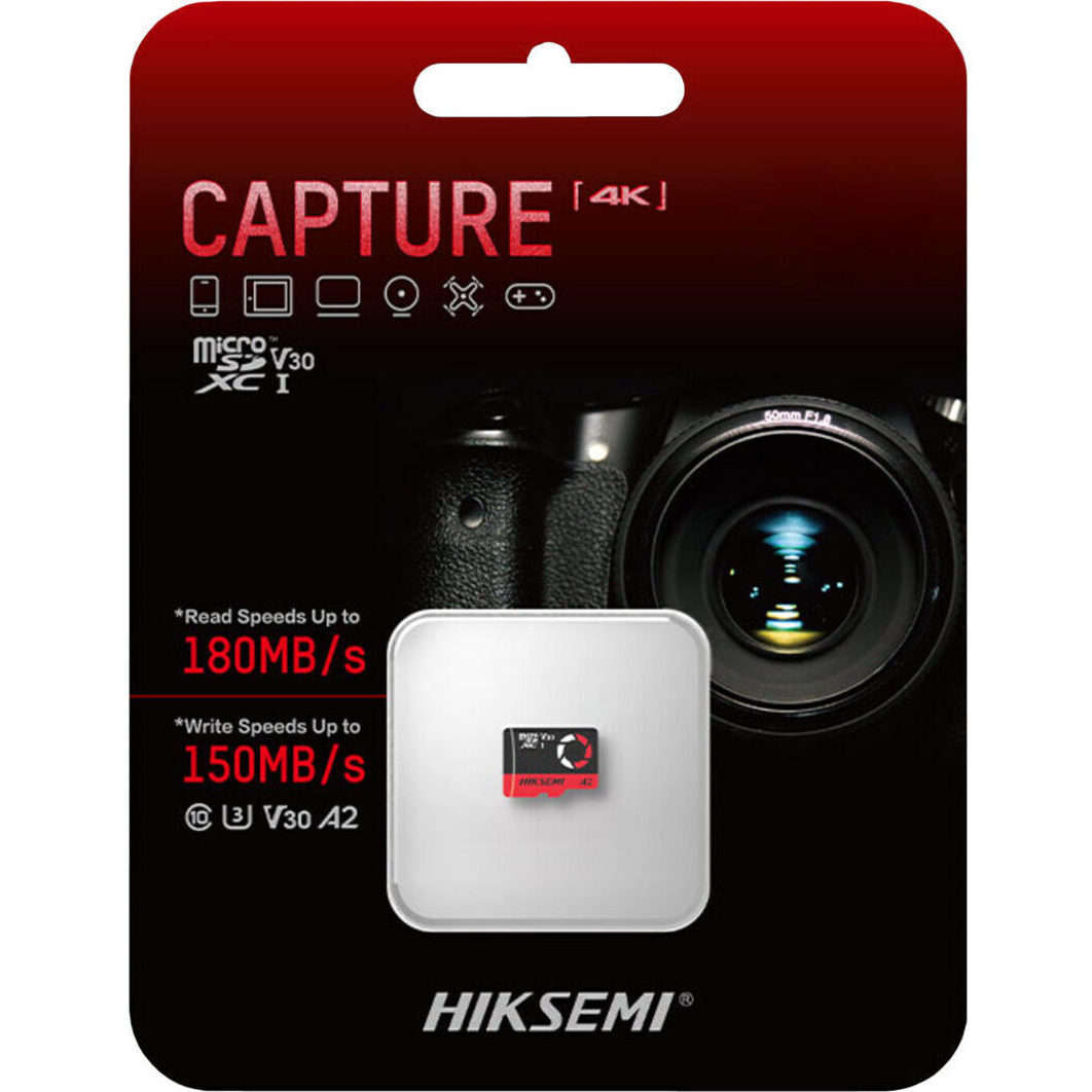 Hiksemi Capture V30 256GB MicroSDXC (Without Adapter)