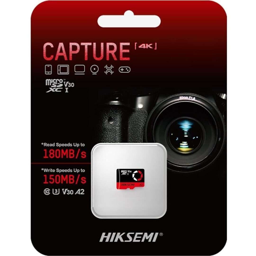 HIKSEMI Capture V30 512GB MicroSDXC Card (Without Adapter)