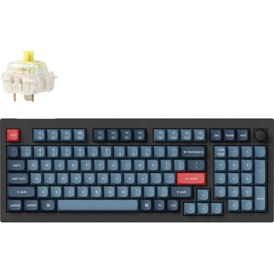 Keychron V5 Max Wireless Custom  Keyboard - BANANA Switch