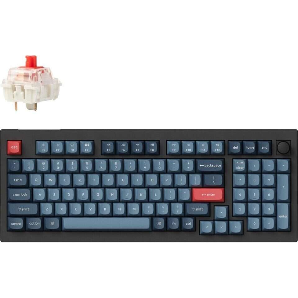 Keychron V5 Max Wireless Custom Keyboard - RED Switch