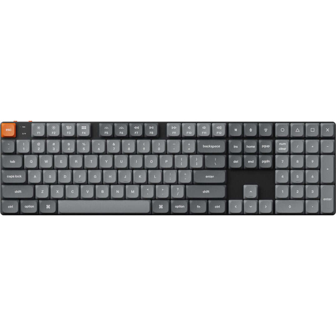 Keychron K5 Max QMK/VIA Full-sized Wireless Custom Mechanical Keyboard | BROWN Switches