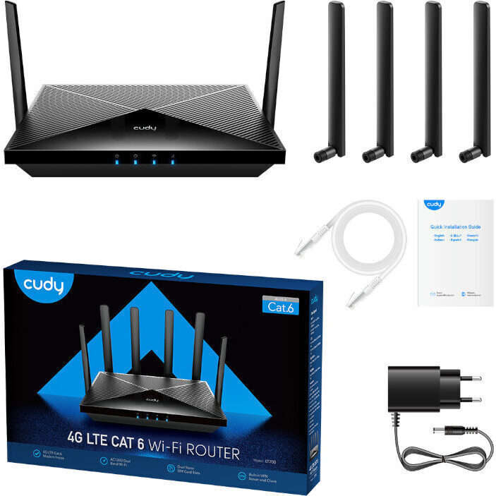 Cudy AC1200 WiFi 4G LTE Cat6 Gigabit Router