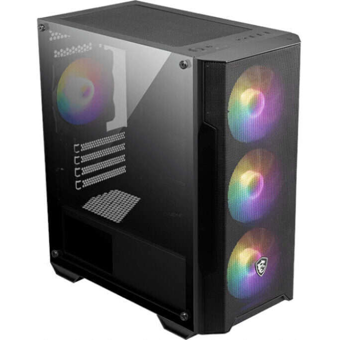 MSI MAG FORGE M100A mATX RGB GAMING CASE
