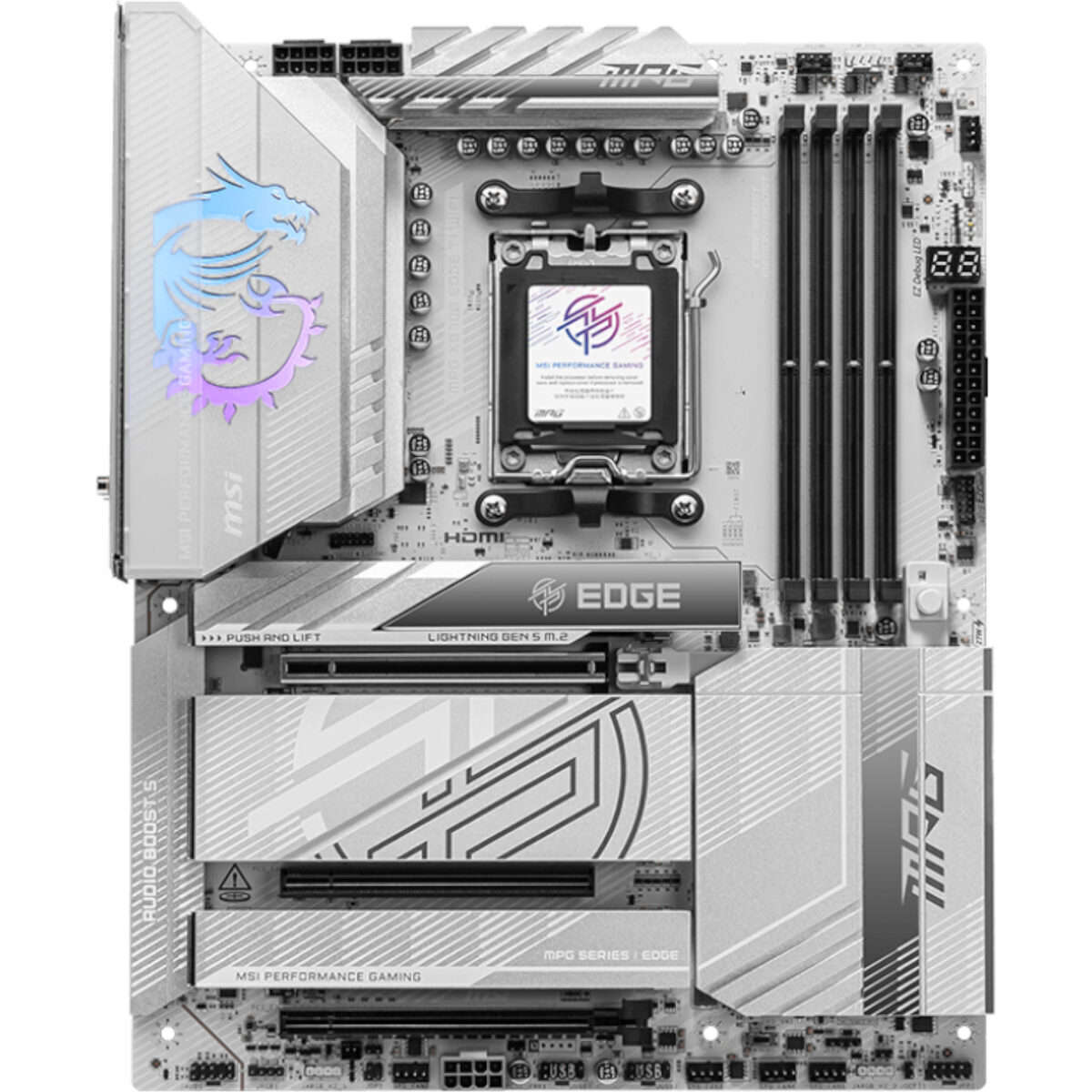MSI MPG X870E EDGE TI WIFI AM5 ATX DDR5 Gaming Motherboard