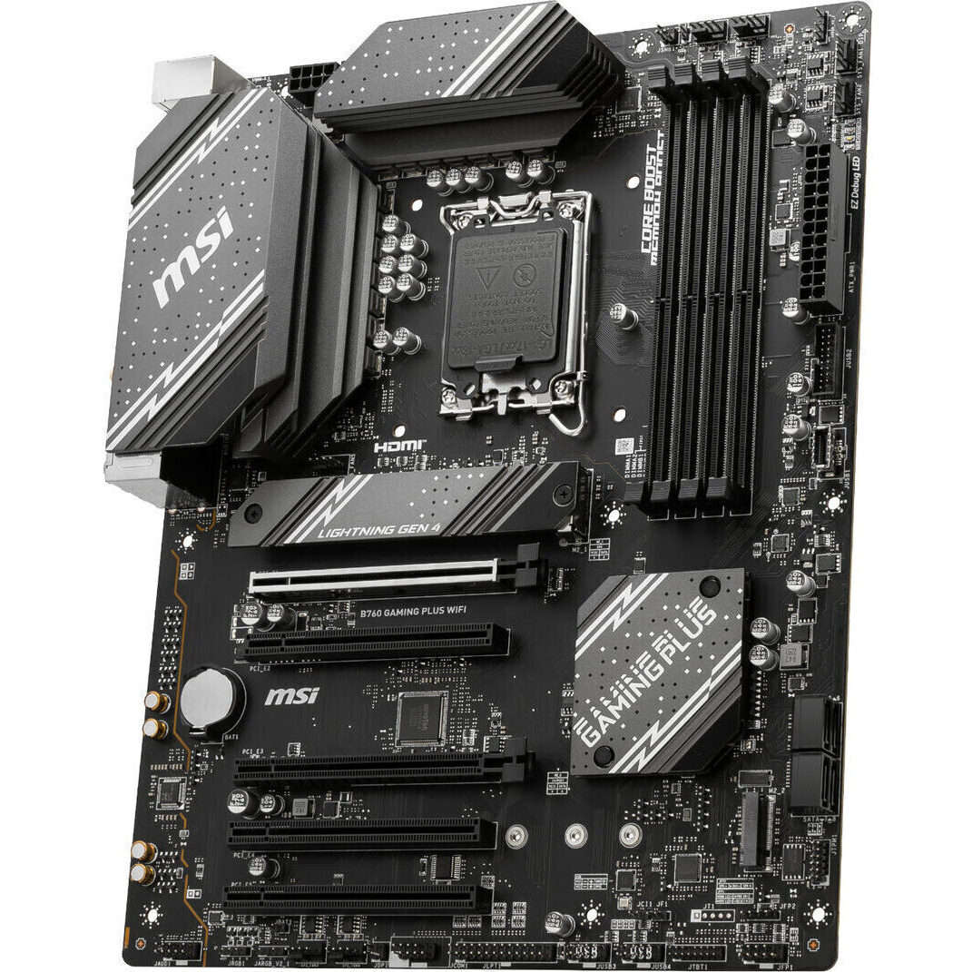 MSI B760 GAMING PLUS WIFI DDR5 LGA1700 ATX Motherboard