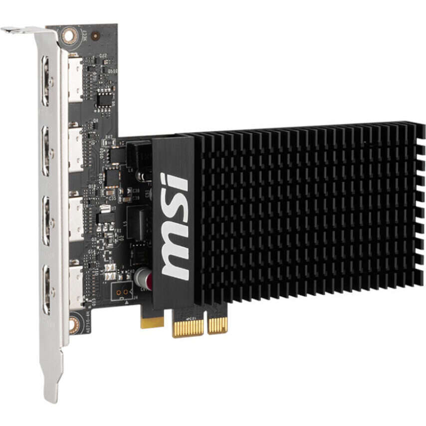 MSI Nvidia GeForce GT 710 2GD3H 2GB 64-BIT 4x HDMI Graphics Card