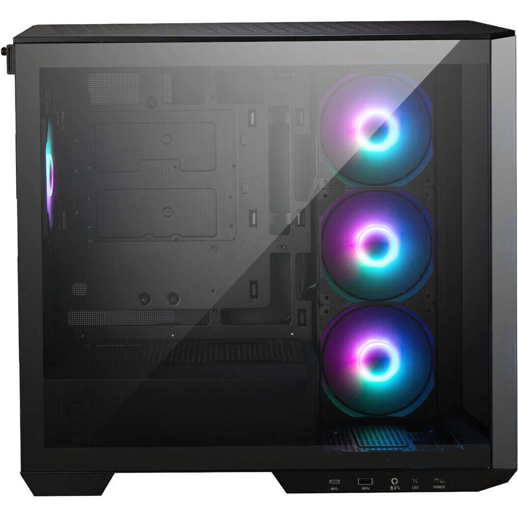 MSI MAG PANO M100R PZ M-ATX ARGB Gaming Chassis - Black
