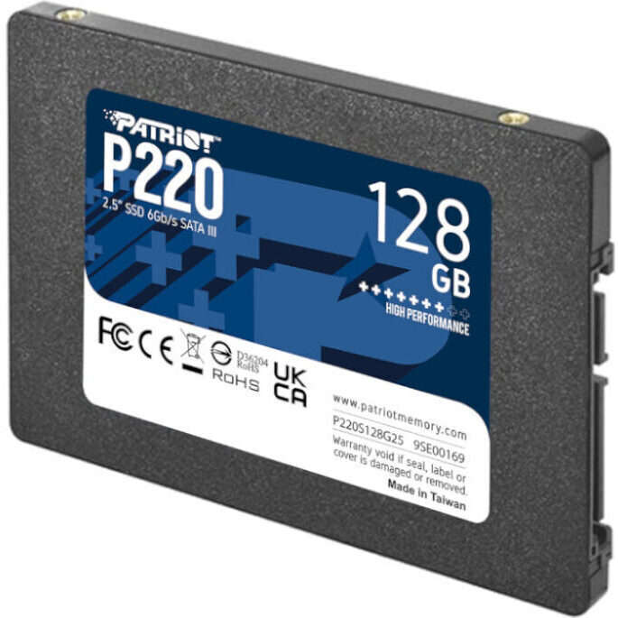Patriot P220 128GB 2.5" SSD