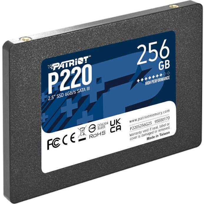 Patriot P220 256GB 2.5" SSD