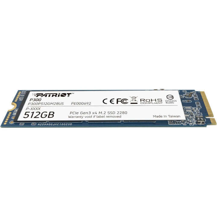 Patriot P300 512GB M.2 PCIe NVMe SSD