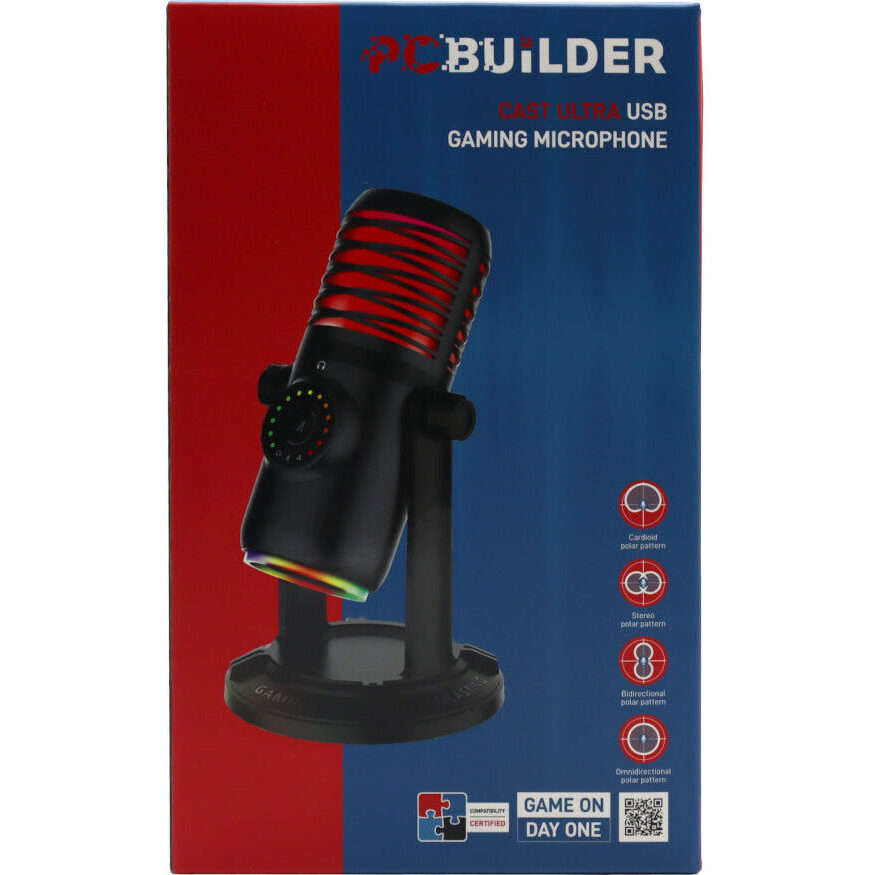 PCBuilder CAST ULTRA USB Gaming Microphone