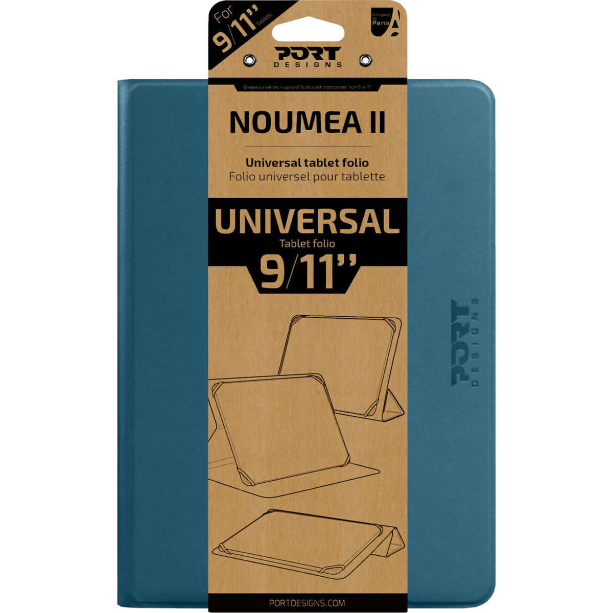 Port Designs Noumea II Universal 9/11" Tablet Folio  Blue
