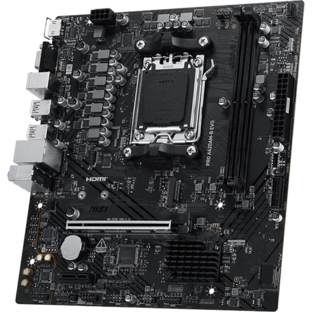 MSI PRO A620AM-B EVO AM5 M-ATX Motherboard (PROA620AM-B-EVO)