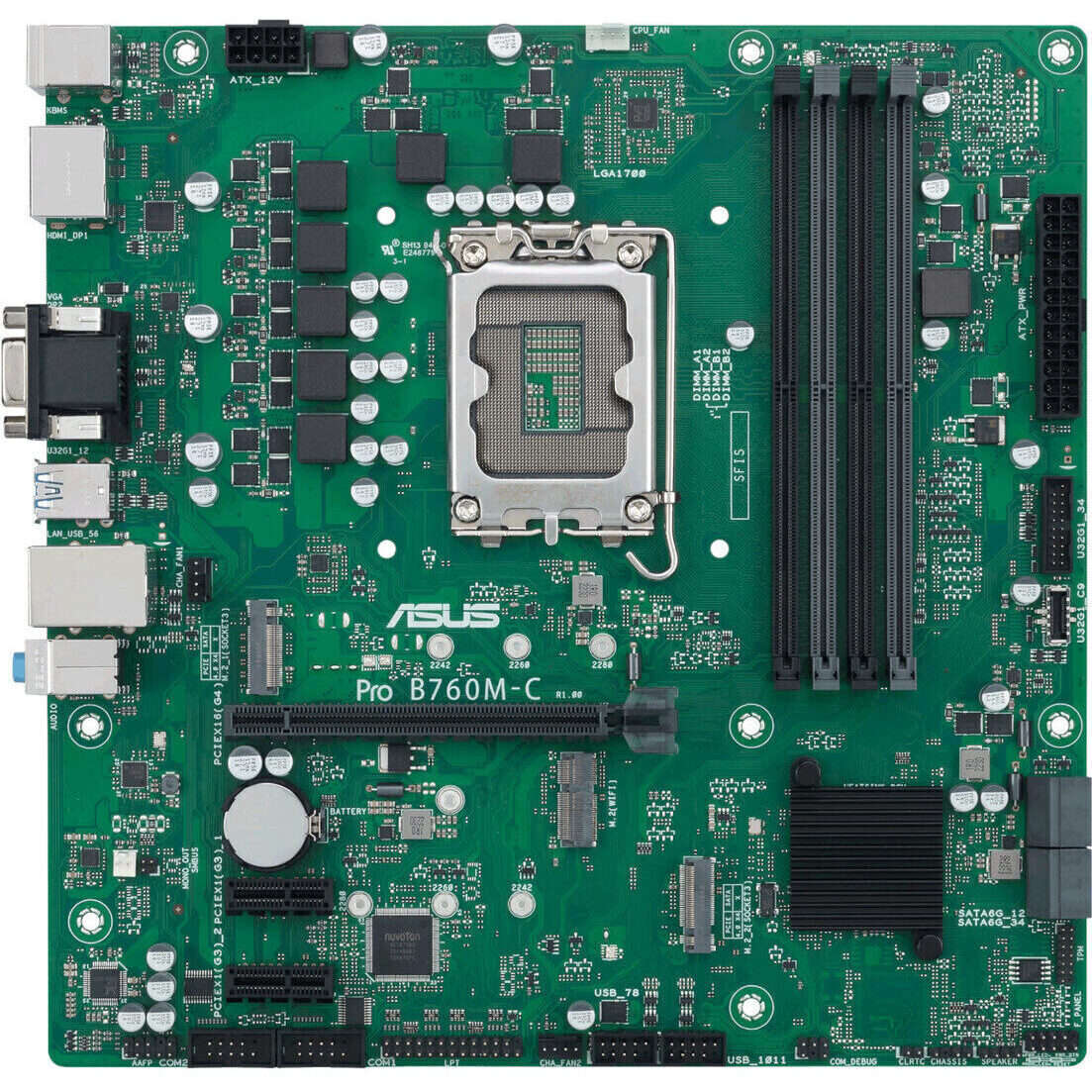 ASUS PRO B760M C CSM LGA 1700 M-ATX Motherboard