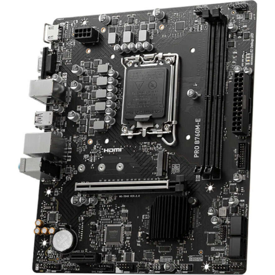 MSI B760M-E PRO DDR5 LGA1700 M-ATX Motherboard