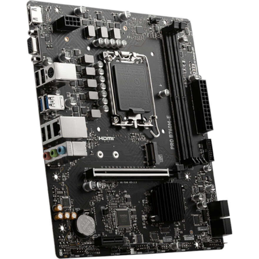 MSI B760M-E PRO DDR5 LGA1700 M-ATX Motherboard
