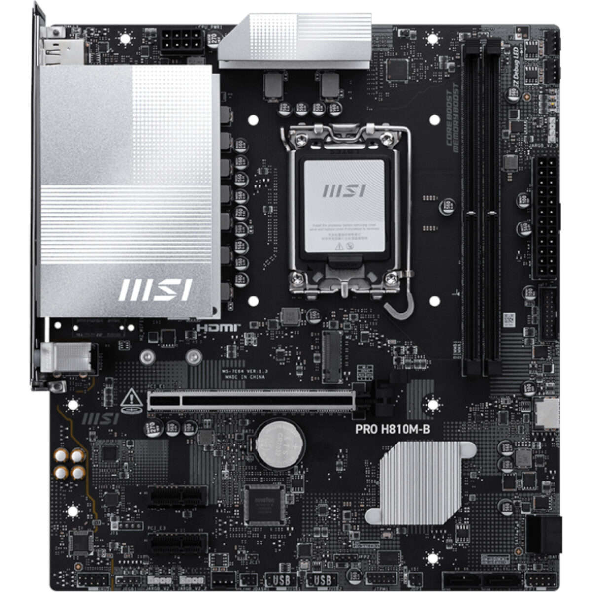 MSI H810M-B PRO LGA1851 M-ATX DDR5 Motherboard
