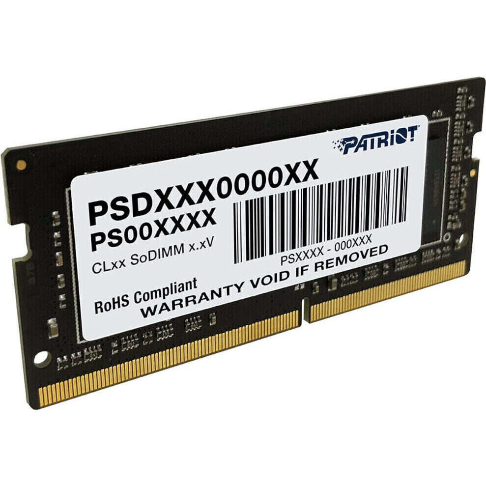 Patriot Signature Line 16GB 3200MHz DDR4 Single Rank SODIMM Notebook Memory