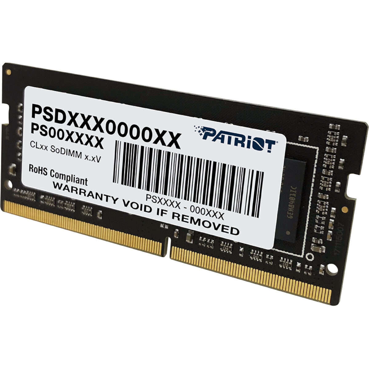 Patriot Signature Line 16GB 3200MHz DDR4 Single Rank SODIMM Notebook Memory
