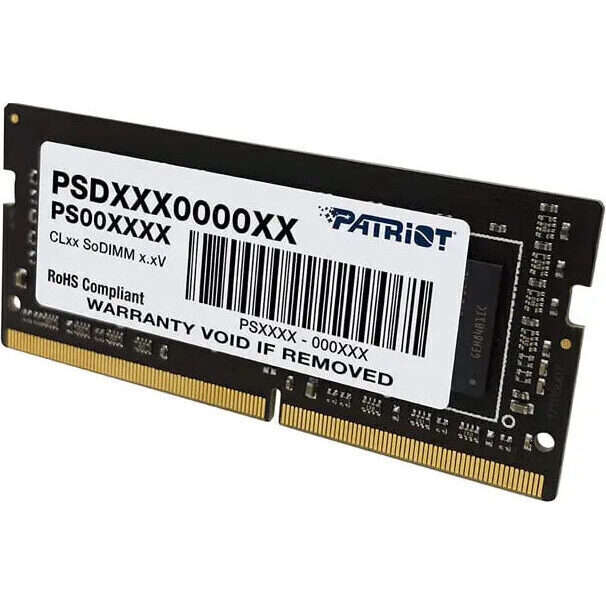 Patriot Signature Line 8GB DDR4 3200MHz Single Rank SODIMM Notebook Memory