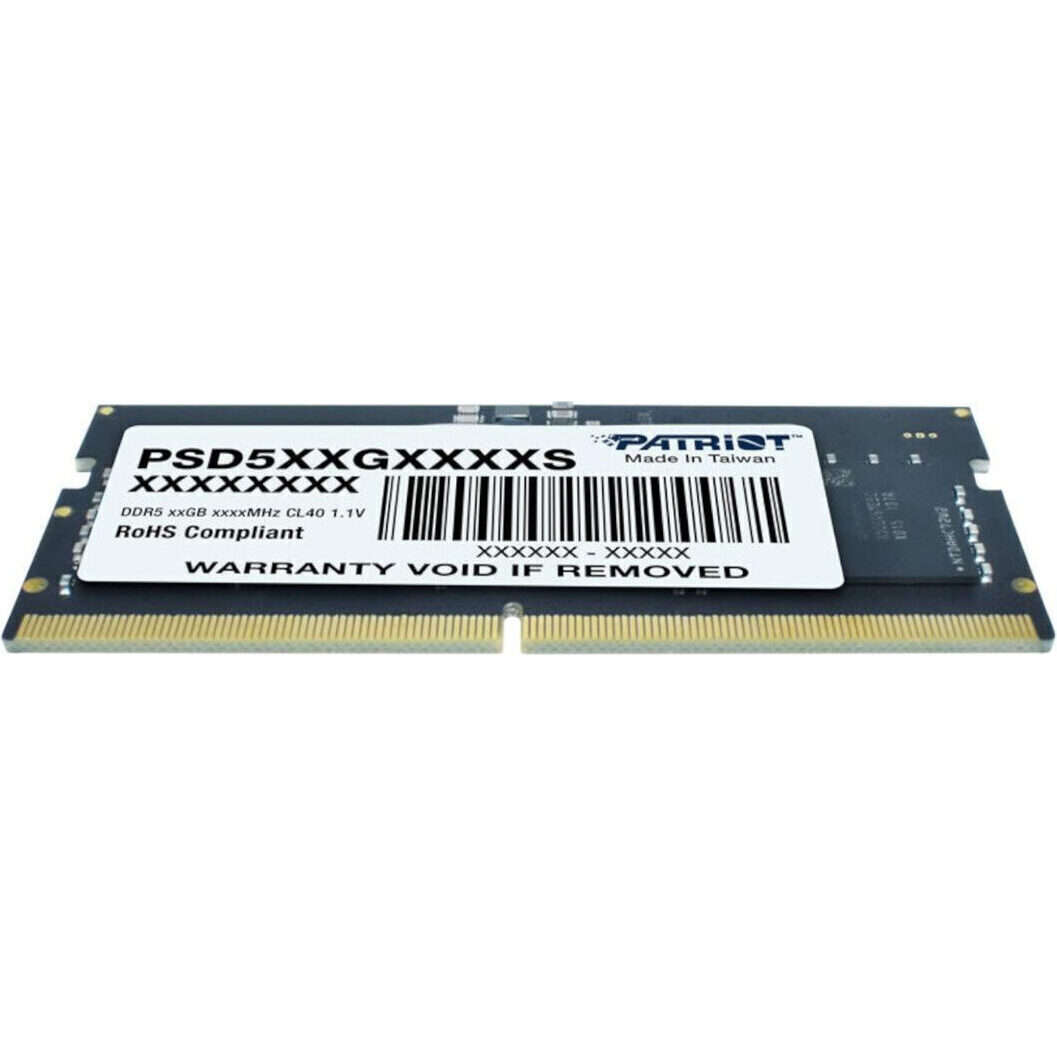 Patriot Signature Line DDR5 8GB 4800MHz Single Rank SODIMM Notebook Memory