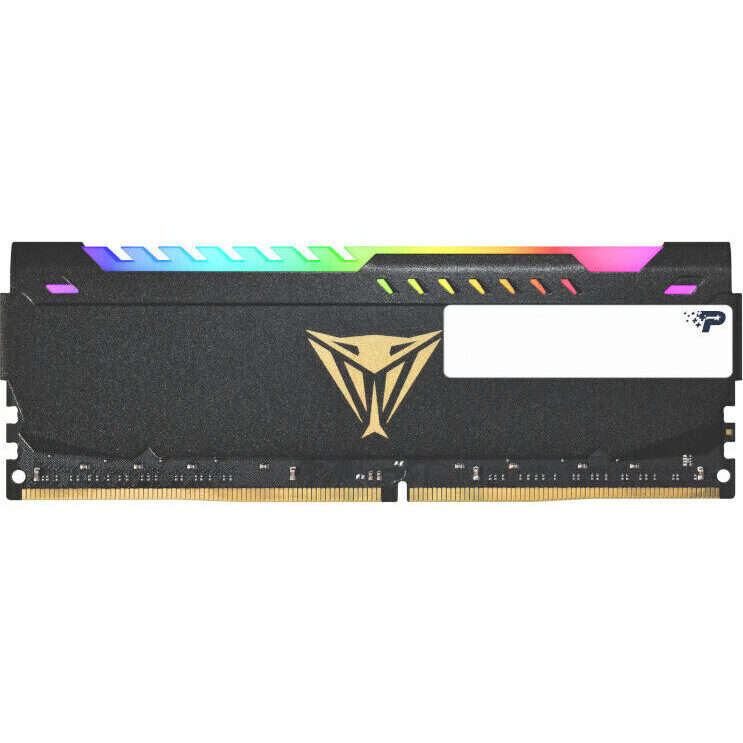 Patriot Vipersteel 8GB 3600MHz DDR4 Desktop Gaming Memory RGB