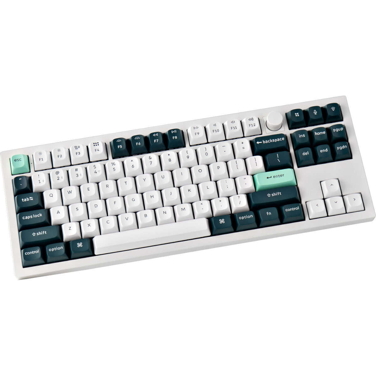 Keychron Q3 HE QMK 80% Wireless Custom Mechanical Keyboard (Nebula Switch) - Shell White (Q3H-P1)