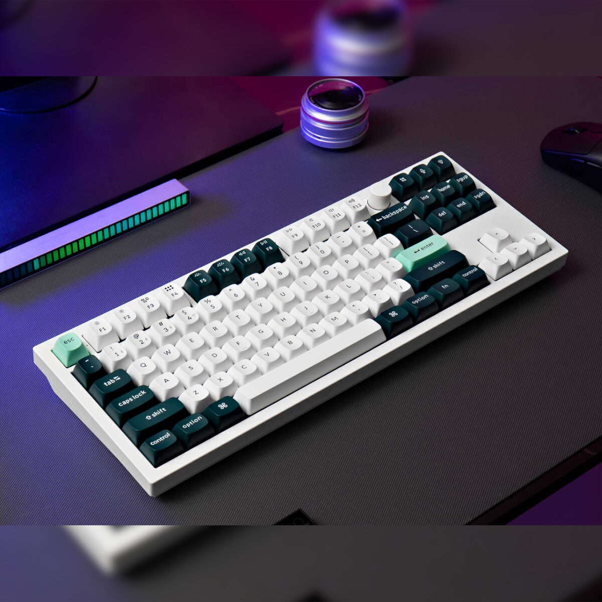 Keychron Q3 HE QMK 80% Wireless Custom Mechanical Keyboard (Nebula Switch) - Shell White (Q3H-P1)