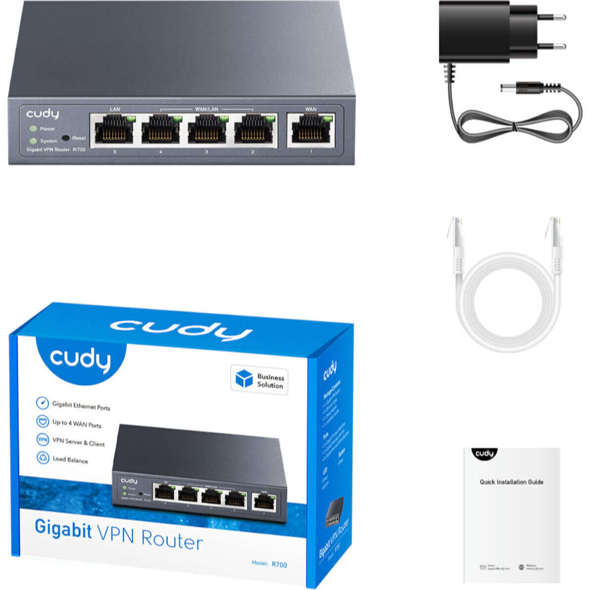 Cudy R700 Gigabit Multi-WAN VPN Router
