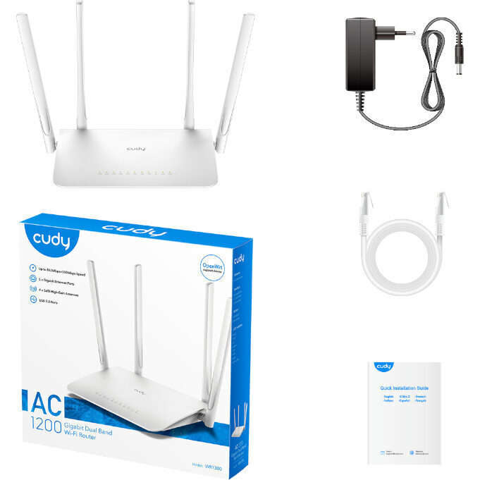 Cudy AC1200 Gigabit Wi-Fi Mesh Router