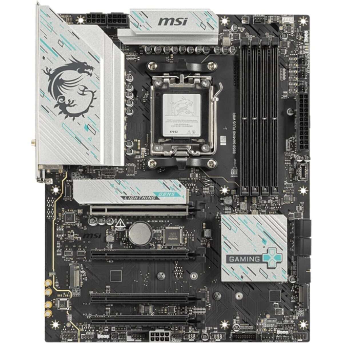 MSI B850 GAMING PLUS WIFI AM5 ATX Gaming Motherboard