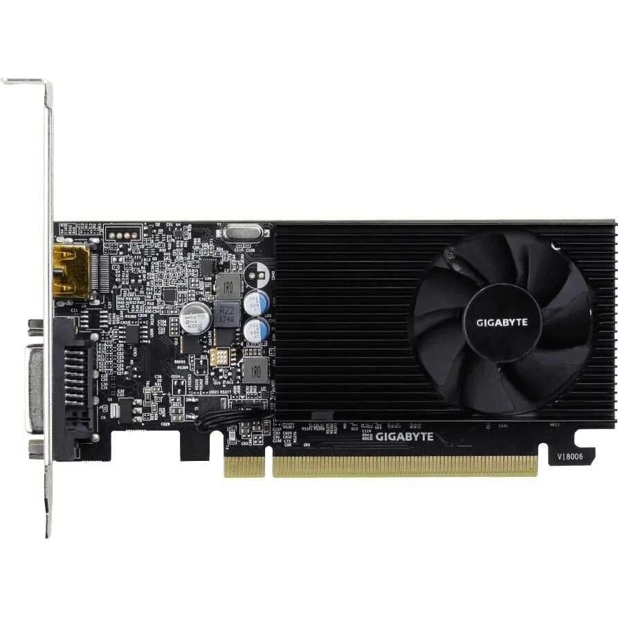 GIGABYTE nVidia GeForce GT 1030 - 2GB GDDR4; 64-Bit Memory Bus; PCI Express 2.0; 1x Dual-Link DVI...