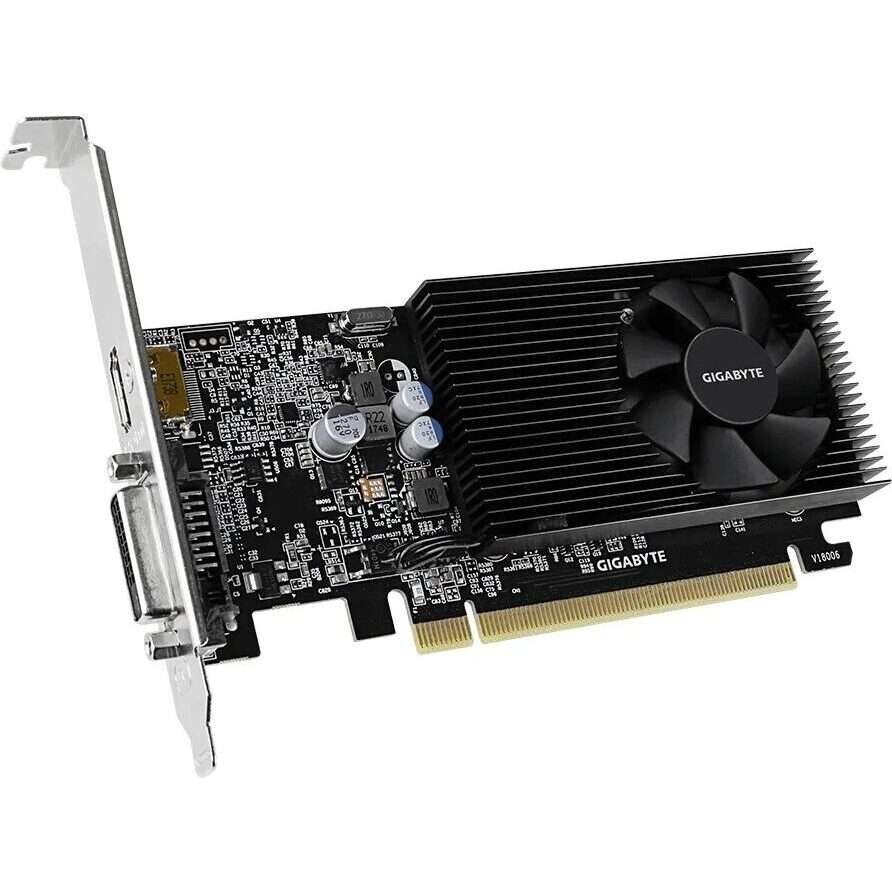 GIGABYTE nVidia GeForce GT 1030 - 2GB GDDR4; 64-Bit Memory Bus; PCI Express 2.0; 1x Dual-Link DVI...