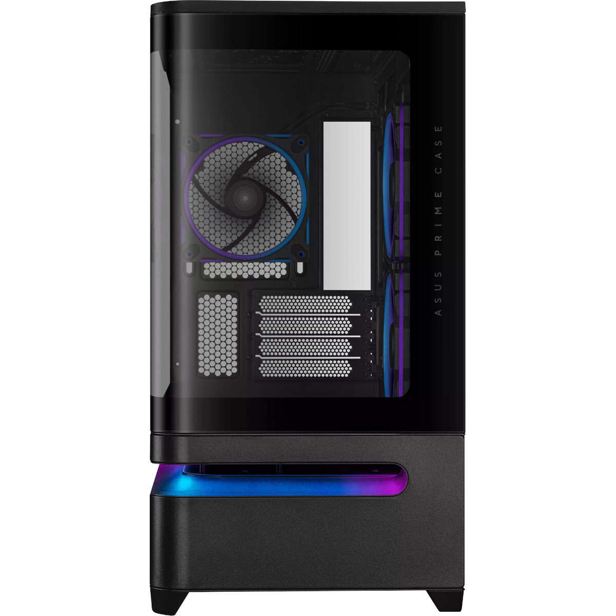 Asus Prime AP202 Curved Tempered Glass Micro-ATX Chassis  Black (PRIMEAP202-BK)