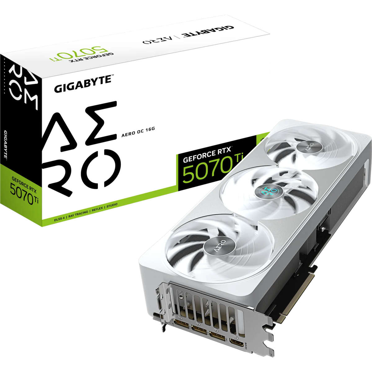 GIGABYTE nVidia GeForce RTX 5070Ti AERO OC - 16GB GDDR7 HDMIx1/DPx3