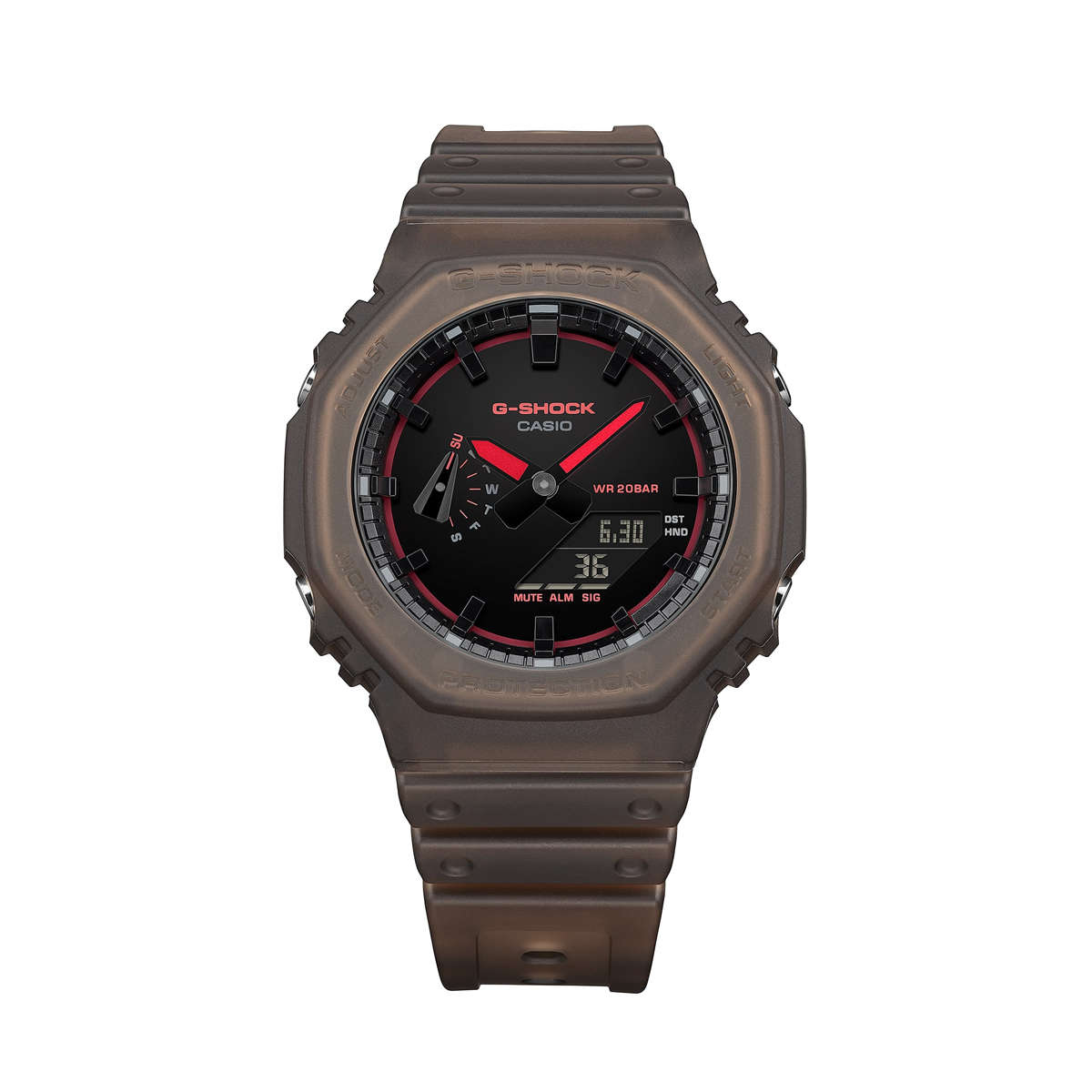Casio G-shock Oak - Smoke Light Serie - Brown (GA-2100K-5AER) Men WATCHES