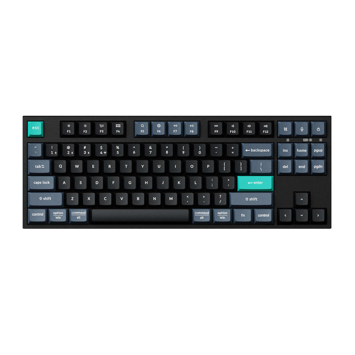 Keychron B33 80% TKL Wireless Keyboard and Mouse Combo  Black/Green