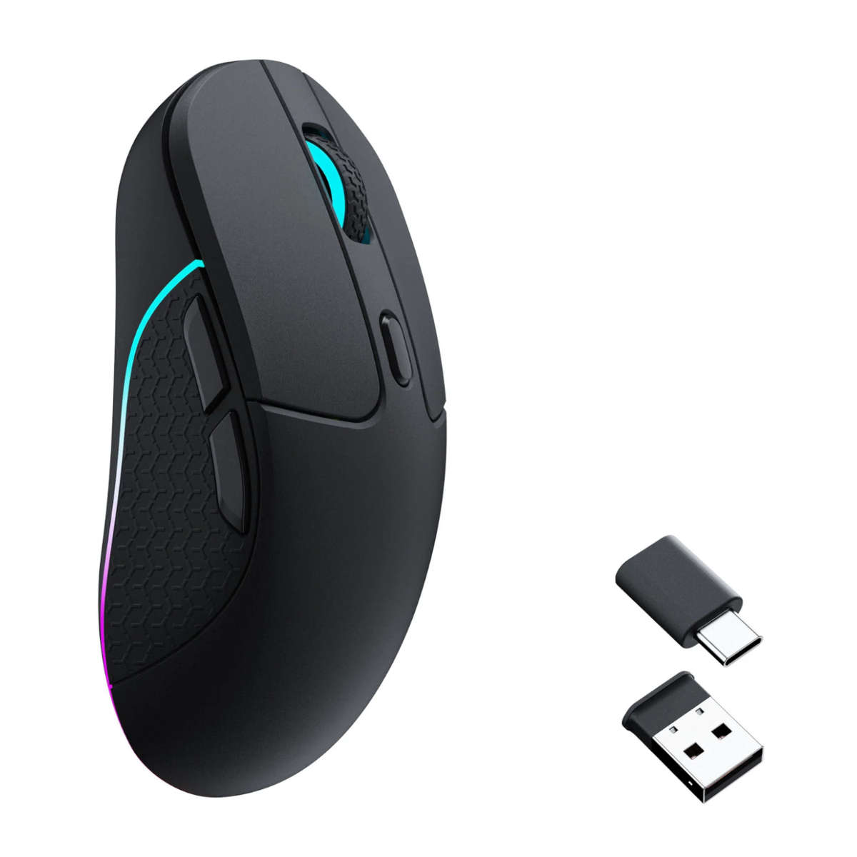 Keychron M3 RGB Wireless Optical Mouse  Black