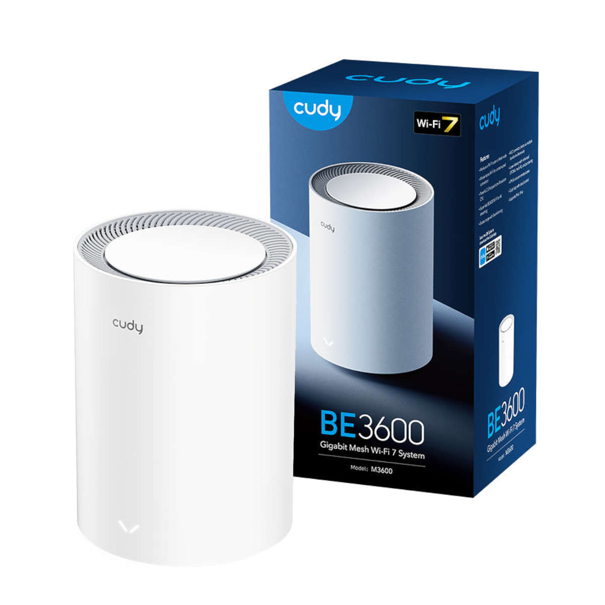 Cudy BE3600 Gigabit Mesh Wi-Fi 7 System (M3600) - 1 Pack
