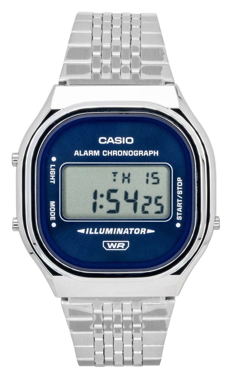 Casio Women's 8mm Stainless Steel Watch (A140WE-2A)