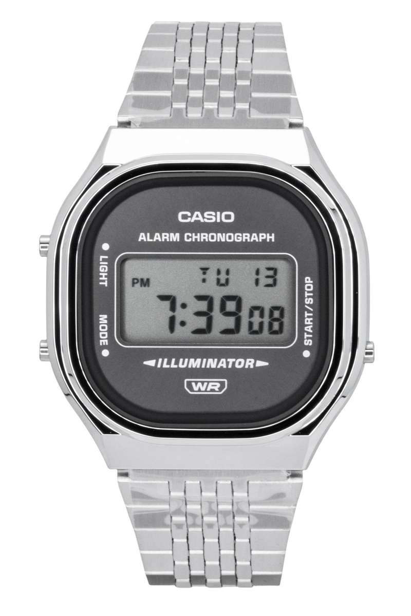 Casio Women's 8mm Stainless Steel Watch (A140WE-8A)