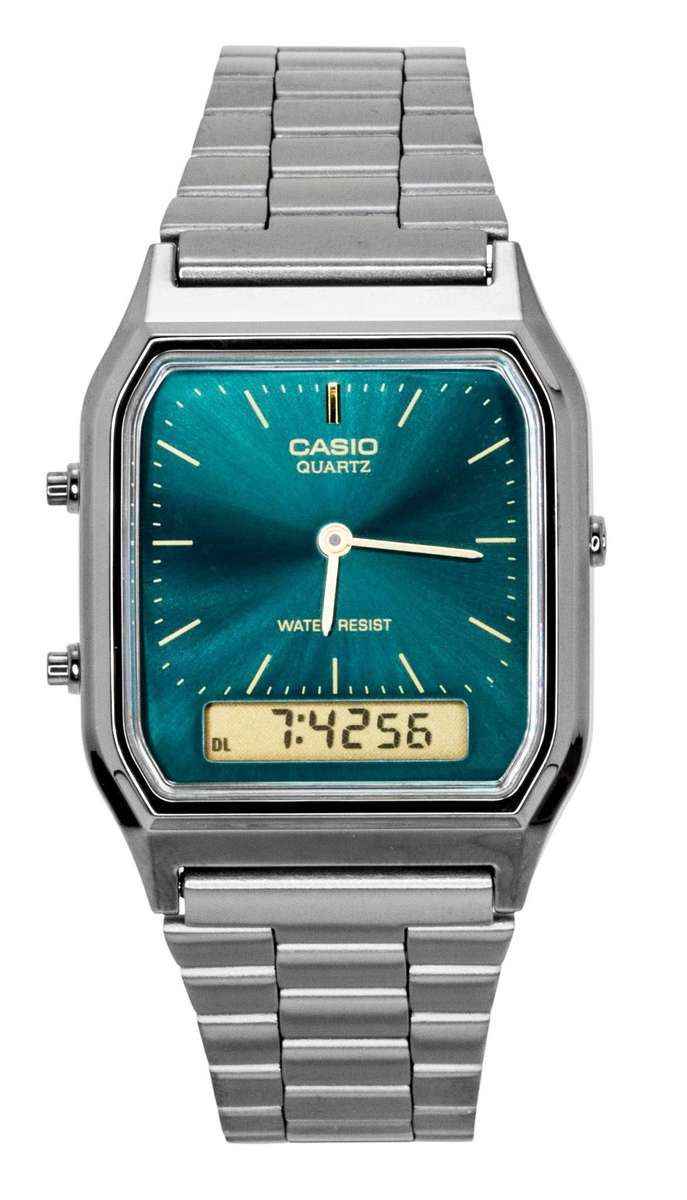 Casio Unisex Stainless Steel Watch (AQ-230EGG-3A)