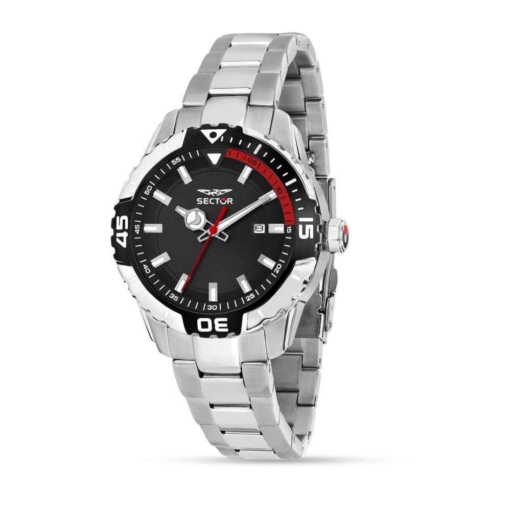 Sector No Limits Men's 42mm Silver Watch (R3253135001)