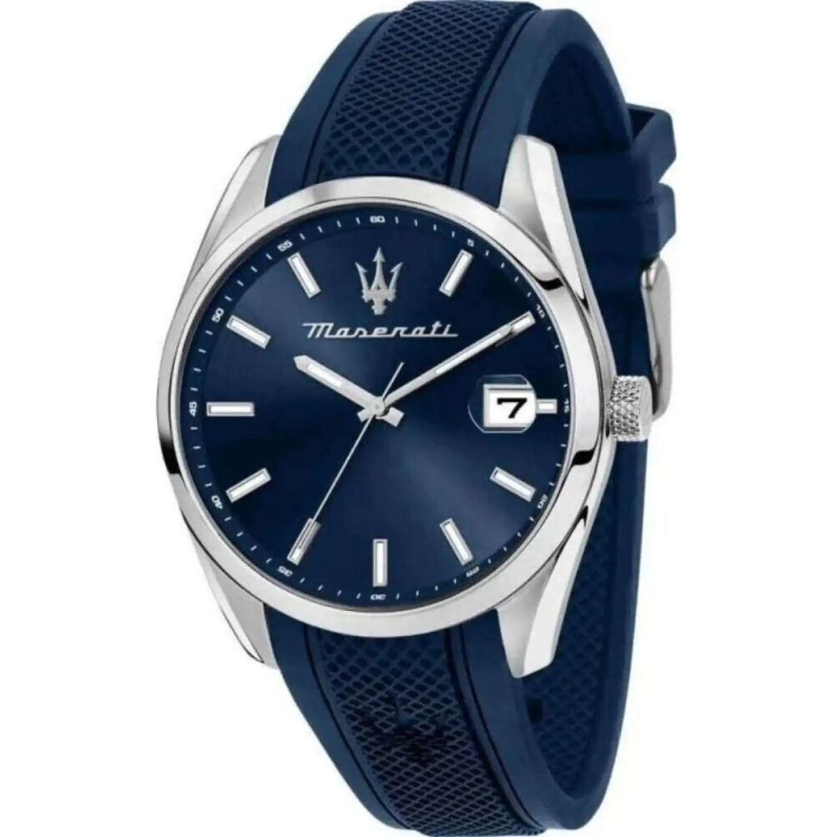 Maserati Men's 46mm Rubber Watch (R8851151005)