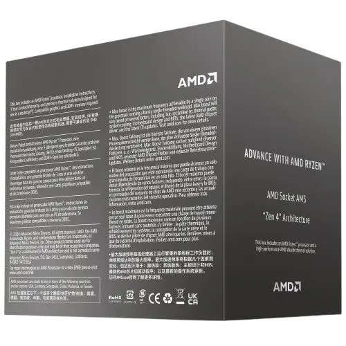 AMD Ryzen 7 8700F CPU - AMD Ryzen 7 8-Core Socket AM5 5GHz Processor