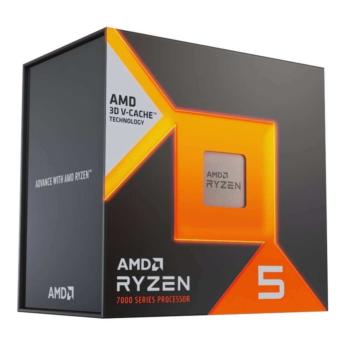 AMD Ryzen 5 7500X3D CPU - AMD Ryzen 5 6-Core 4GHz Socket AM5 Processor